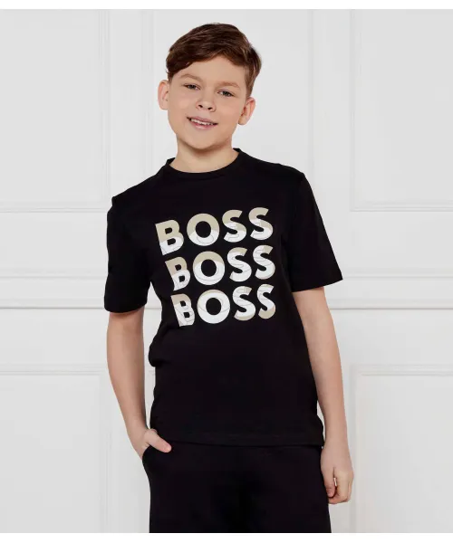 

Футболка Regular fit Boss Kidswear, черный