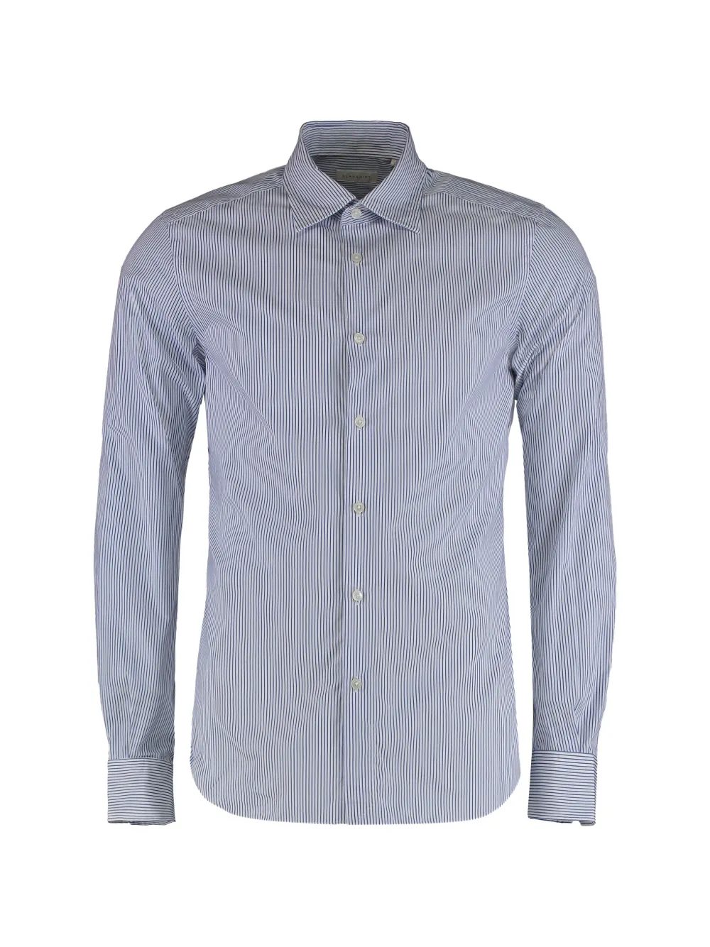 

Рубашка из хлопка в полоску Slowear, белый