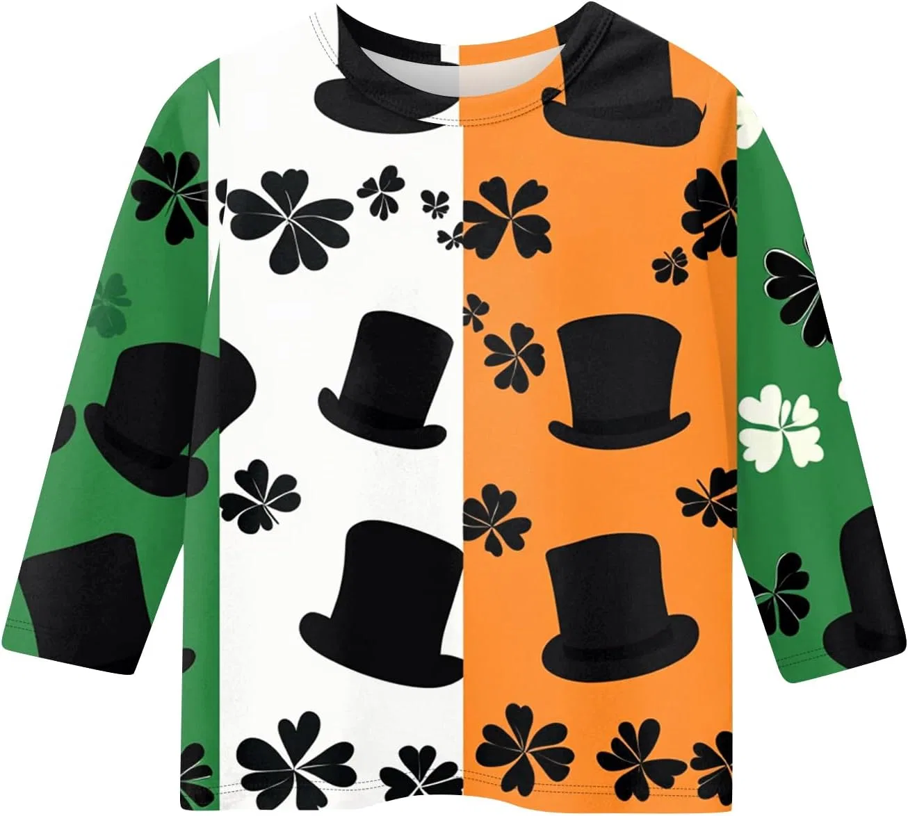 Футболка с принтом St. Patrick's Day, Generic, 2-white — фото 3