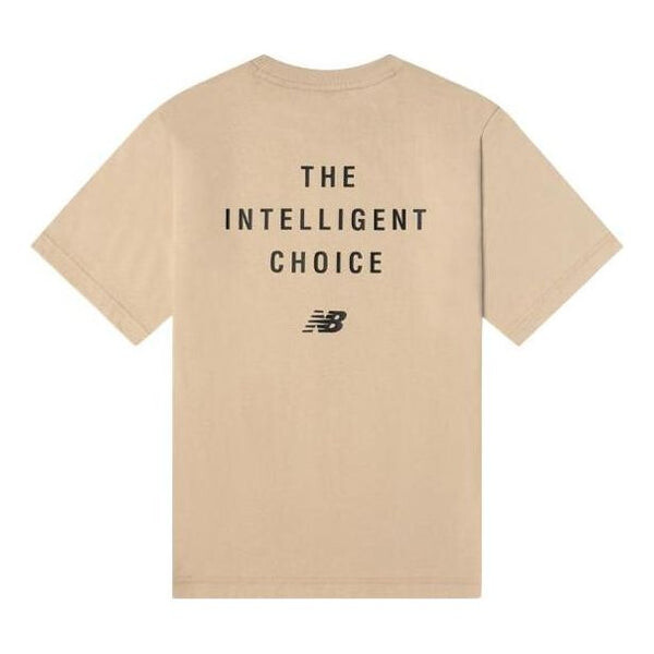 

Футболка спортивная одежда iu tee New Balance, бежевый
