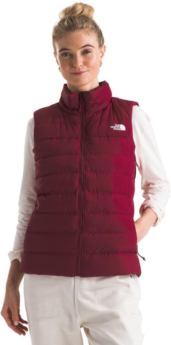 

THE NORTH FACE Женская утеплённая жилетка Aconcagua 3 | Ветрозащитная, влагоотталкивающая, утеплитель 600 Fill Waterfowl Down, Beetroot