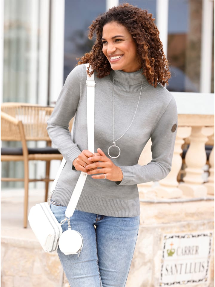 

Кардиган цвета каменно-серый меланж WITT WEIDEN