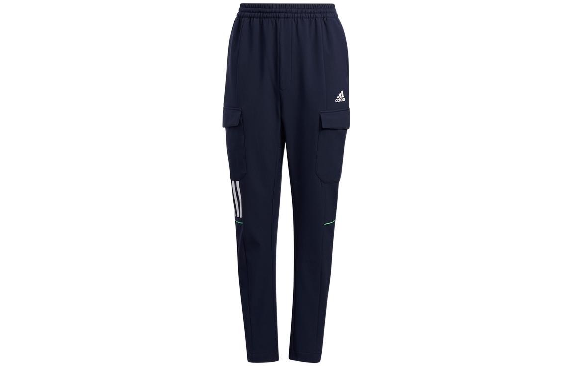 

Детские вязаные спортивные штаны Adidas, синие
