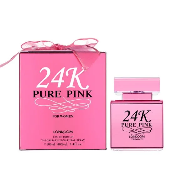 Туалетная вода для женщин LONKOOM 24K Pure Pink 100 мл — фото 2