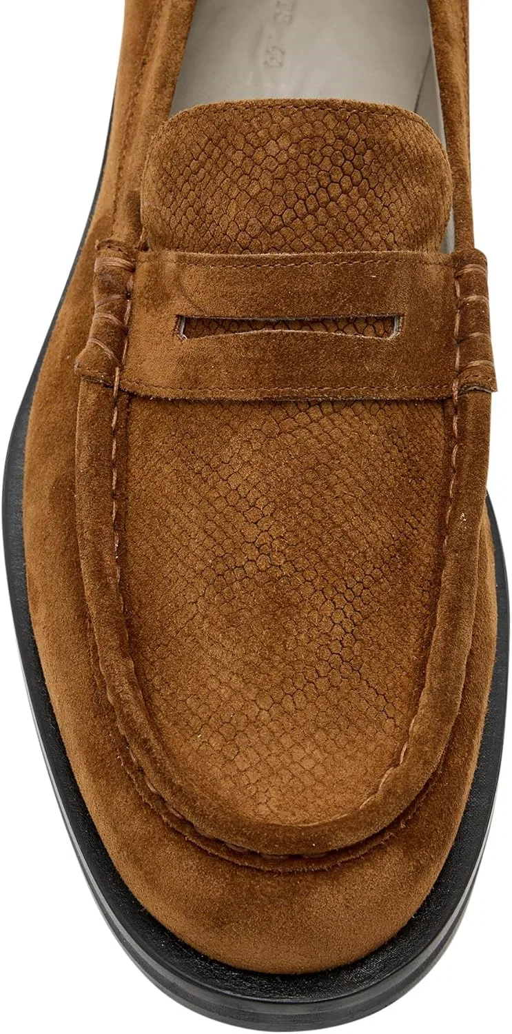 Лоферы мужские AllSaints Bloom замша, Tan Brown — фото 3