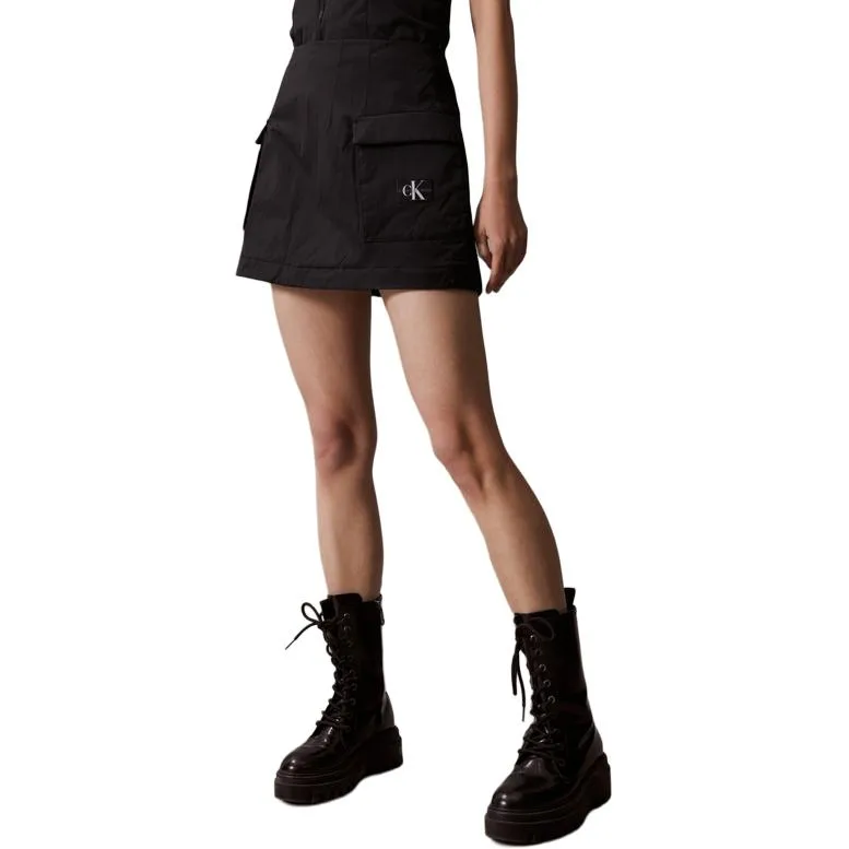 Calvin Klein Повседневная короткая юбка женская Space Black — фото 4