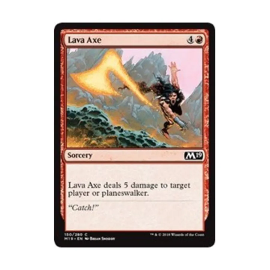 

CCG Лавовый топор (С) (фольга), MTG - Core Set 2019