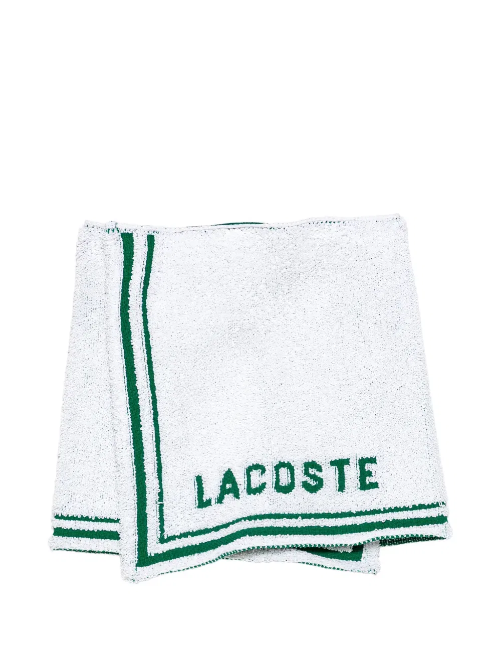 Мини-юбка с логотипом Lacoste, белый