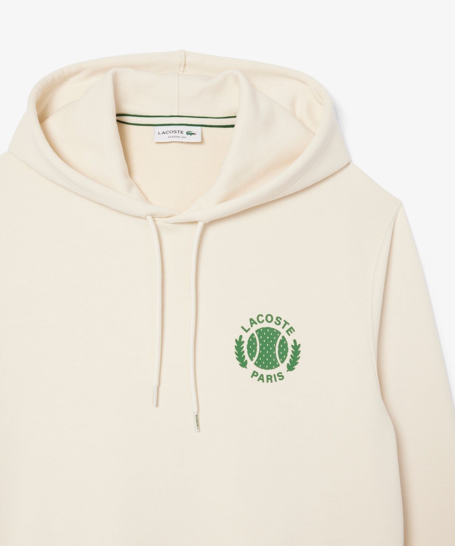 Толстовка с логотипом теннисной команды Heritage LACOSTE, Off white — фото 4