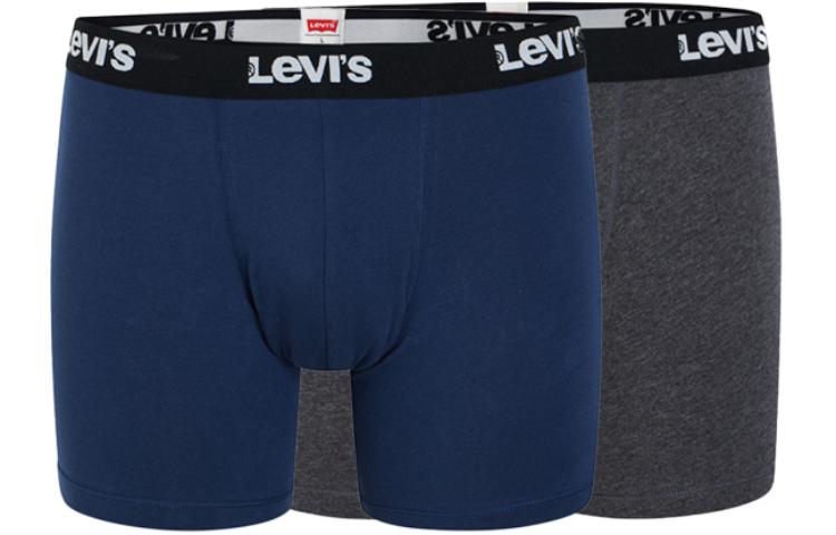 

Мужские Брифы Levis, 2 шт (Синий+Серый)