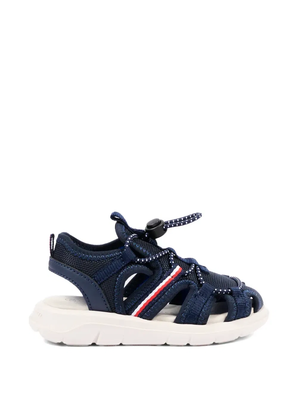 Сандалии в полоску из тесьмы Tommy Hilfiger Junior, синий — фото 2
