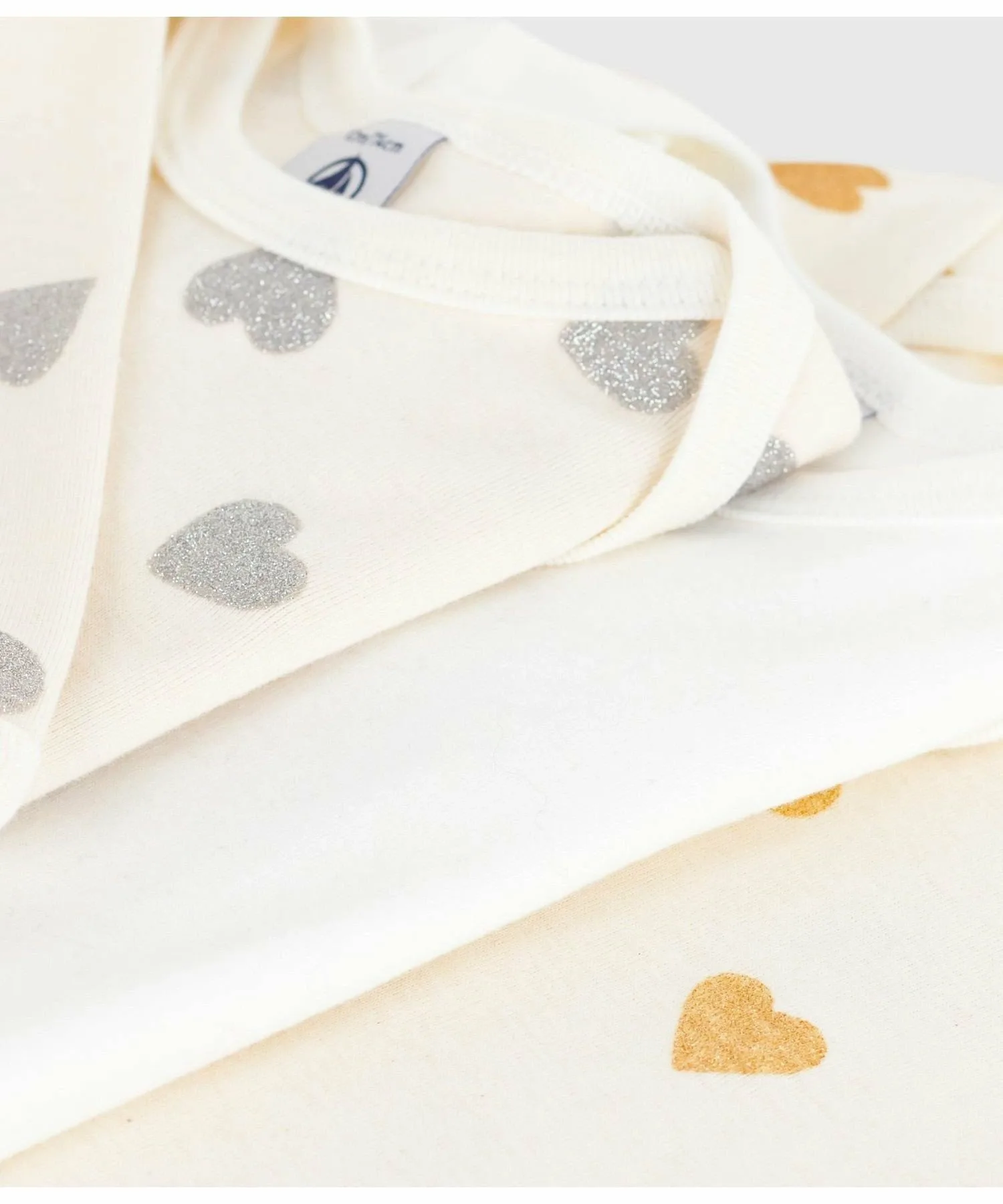 Боди с длинными рукавами (комплект из 3 предметов) PETIT BATEAU, Multicolor 1 — фото 3