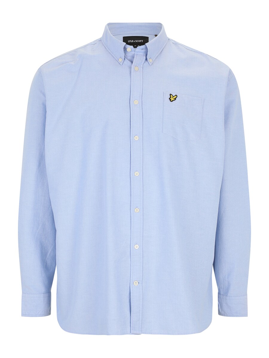 

Рубашка обычного кроя на пуговицах Lyle & Scott Big&Tall, светло-синий