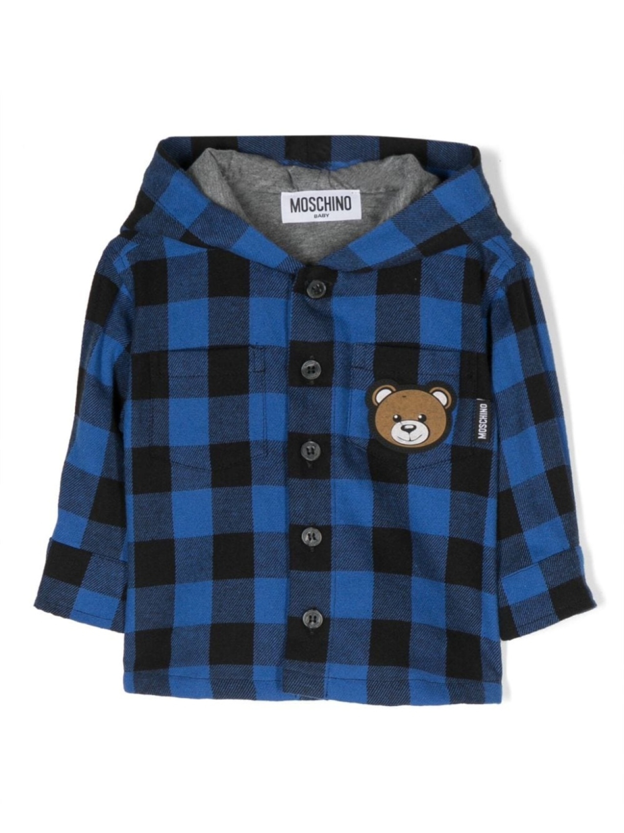 

Moschino Kids куртка Teddy Bear с капюшоном, черный