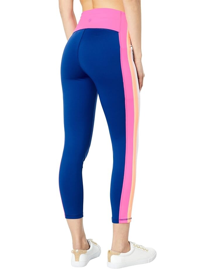 

Брюки Lilly Pulitzer Weekend High-Rise Midi, цвет Oyster Bay Navy