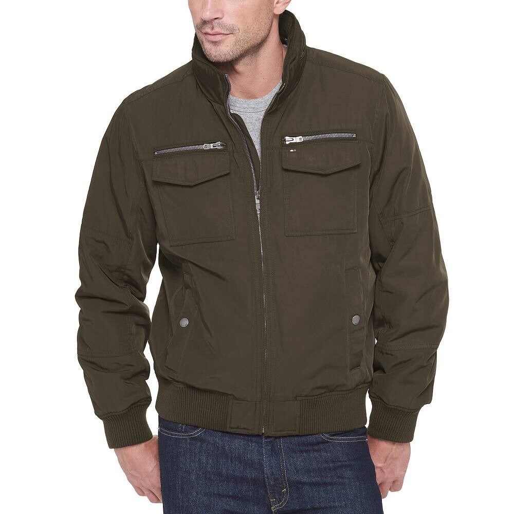 

Мужской легкий бомбер Tommy Hilfiger Performance, цвет Army Green
