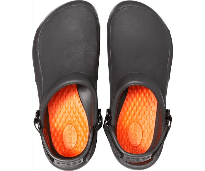Рабочие сабо Bistro Pro LiteRide Crocs женские, цвет Black — фото 3