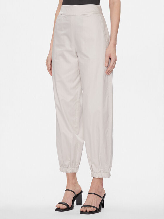 

Брюки прямого кроя Max Mara Leisure, серый