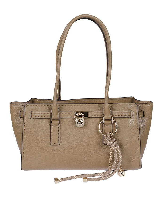 

Современная небольшая кожаная сумка-мессенджер Hamilton Michael Kors, коричневый