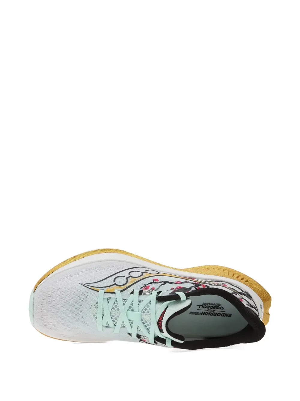 Кроссовки Endorphin Speed 5 с цветочным принтом Saucony, серый — фото 3