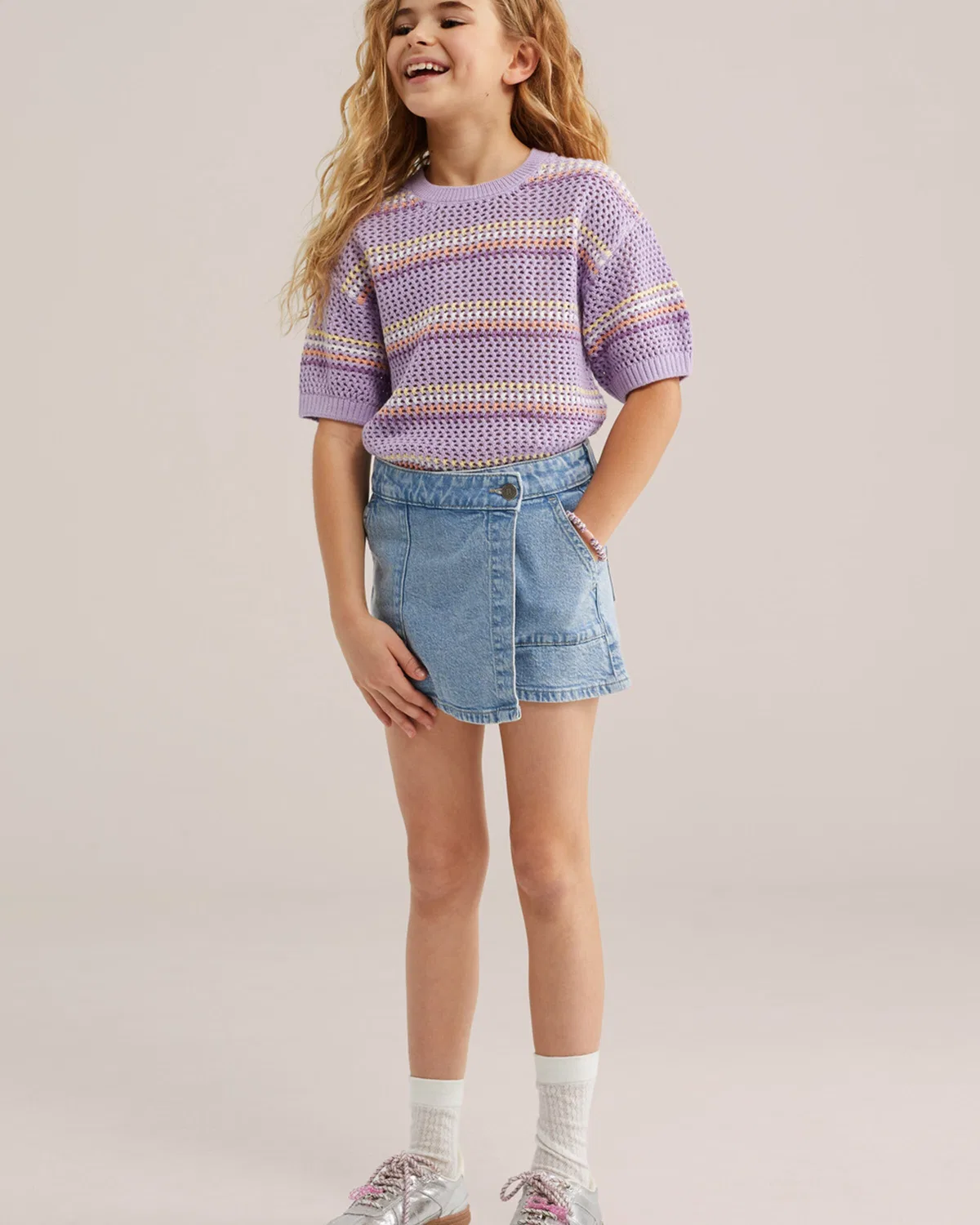 Свитер We Fashion, Purple/Mauve — фото 4