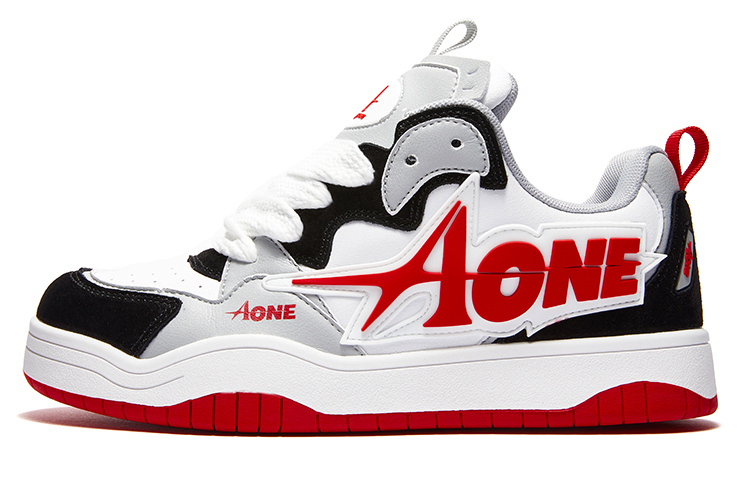 

A1 низкие пухлые скейтборд кроссовки unisex A 1 AK KOH ENTERPRISE, черный белый красный