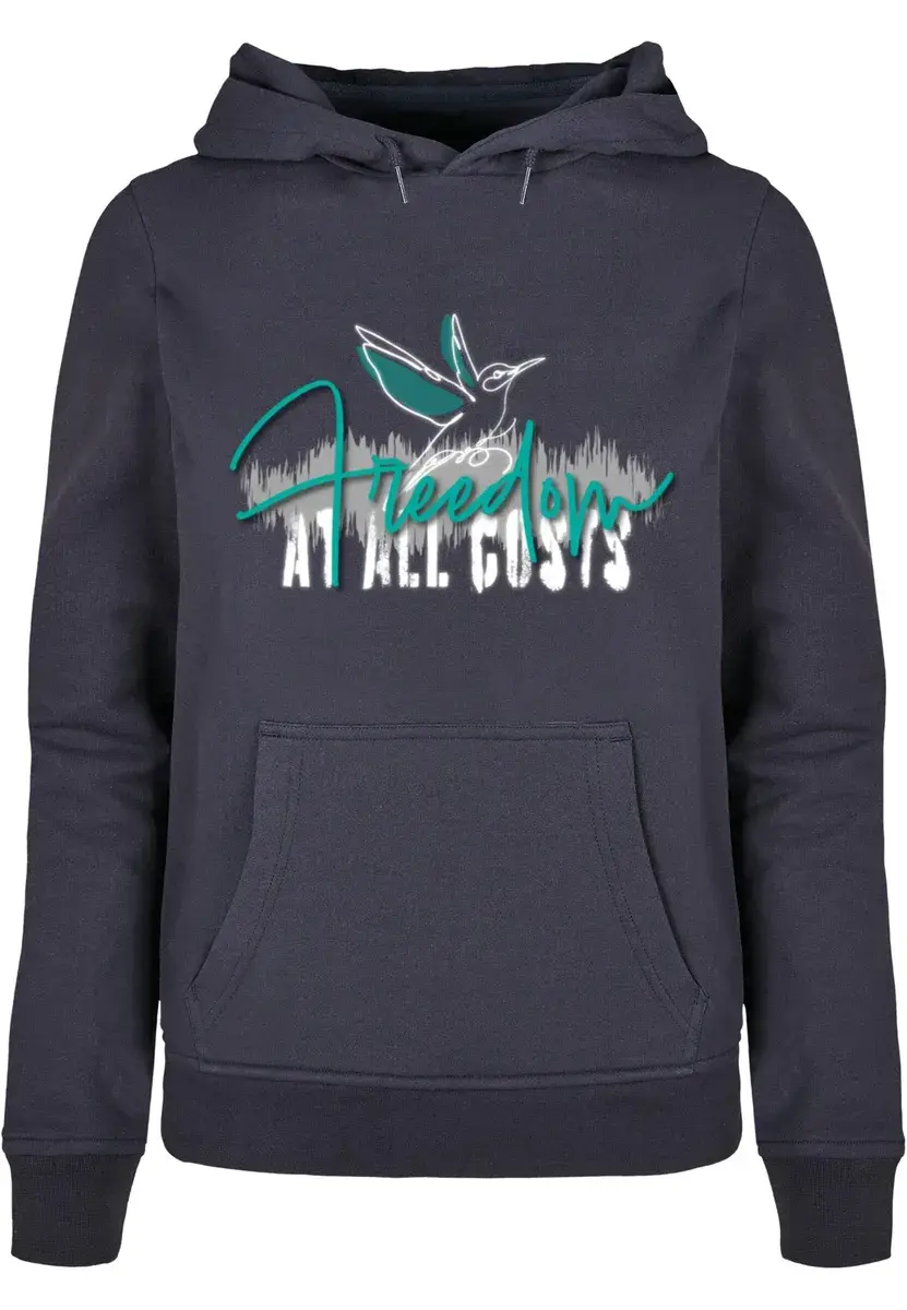 

Толстовка с капюшоном Merchcode "Женская женская толстовка с капюшоном "Свобода любой ценой", цвет морской волны