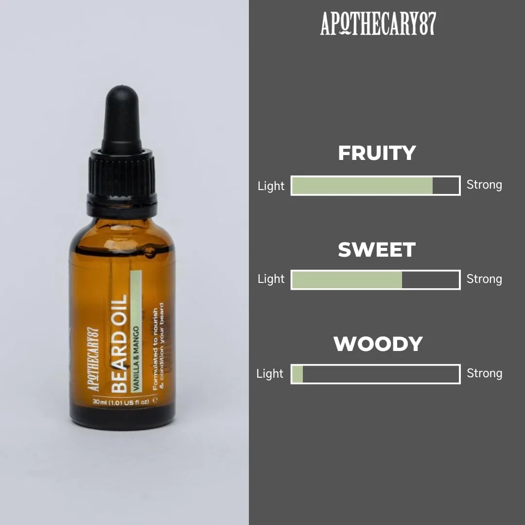 Масло для бороды Apothecary 87 с ароматом ванили и манго, 30 мл Apothecary 87 — фото 2