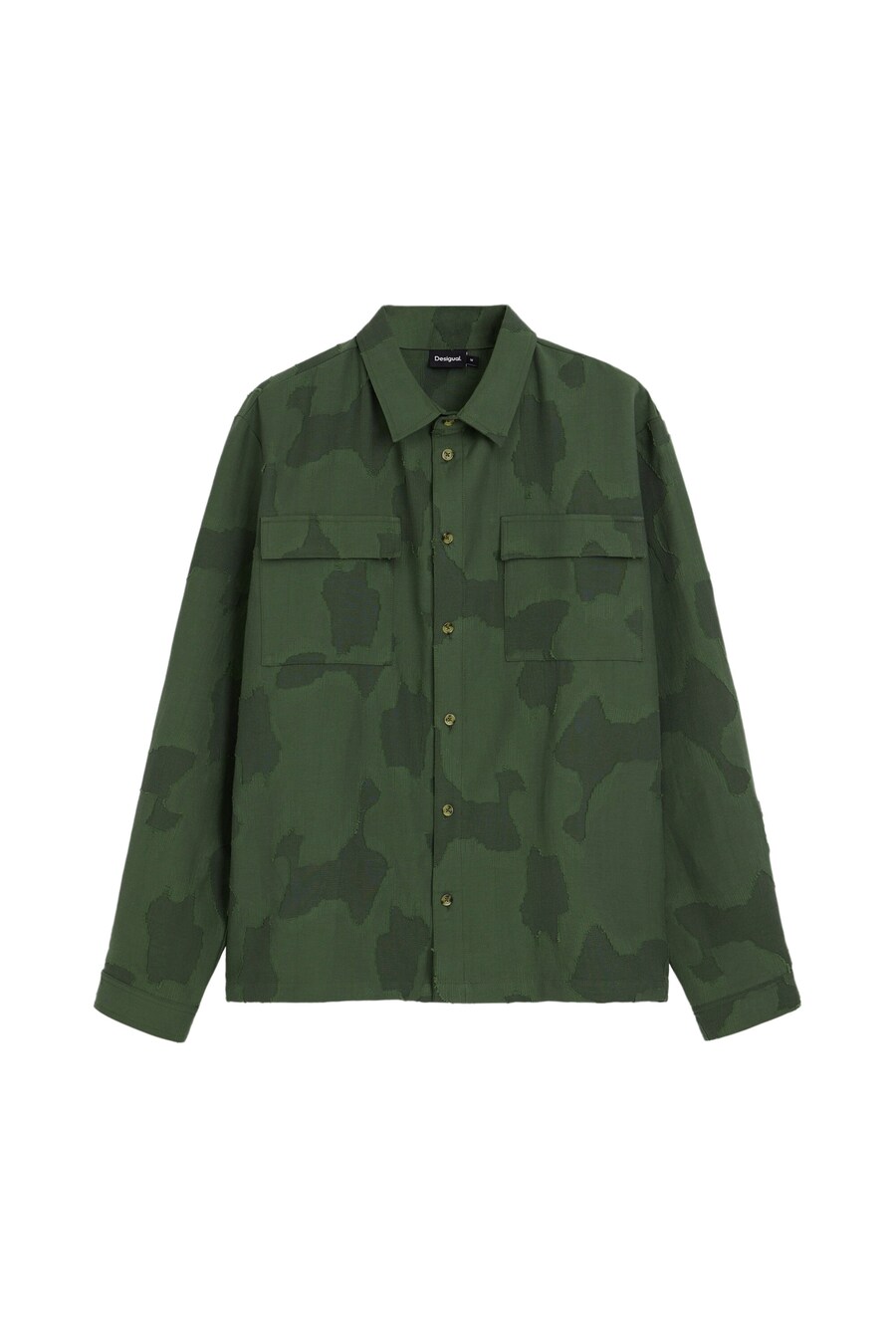 

Рубашка обычного кроя на пуговицах Desigual, цвет Green/Dark green