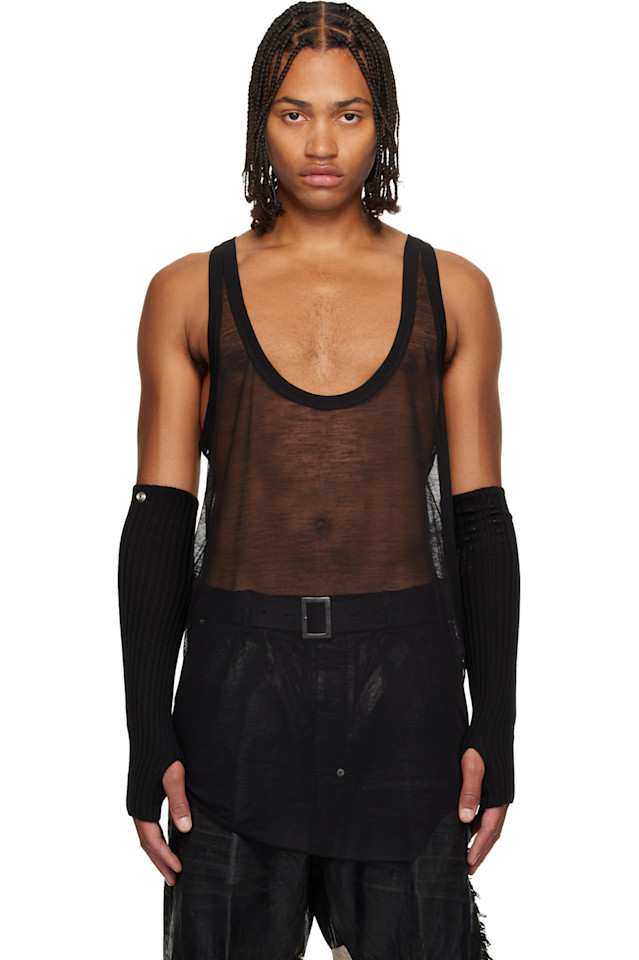 

Майка с изображением пони из Конкордии Rick Owens, черный