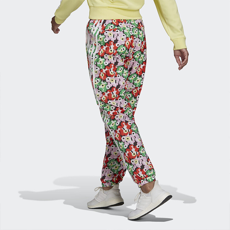 Marimekko X Marimekko трикотажные спортивные штаны женские разноцветные Adidas — фото 3