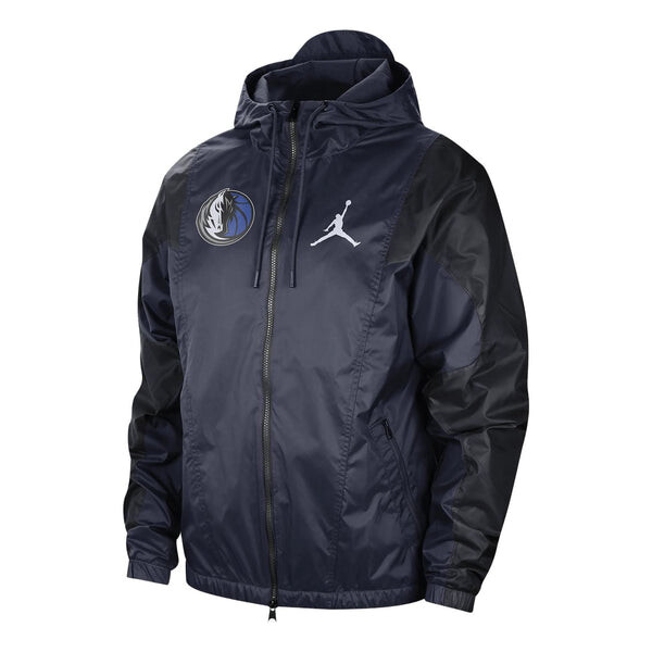 

Куртка куртка с надписью «dallas mavericks courtside» Air Jordan, синий