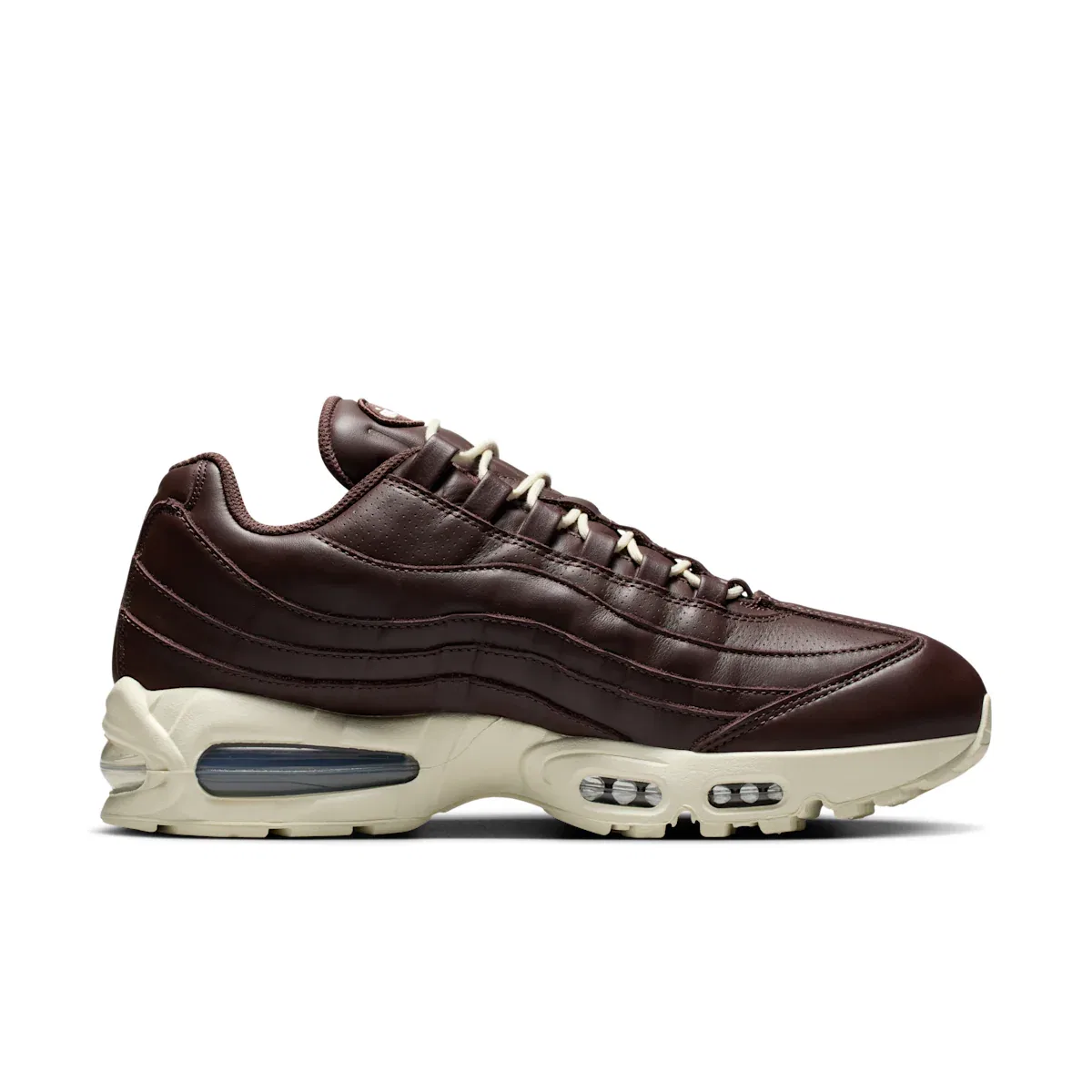 Мужские кожаные кроссовки Air Max 95 Big Bubble Nike, черный — фото 3