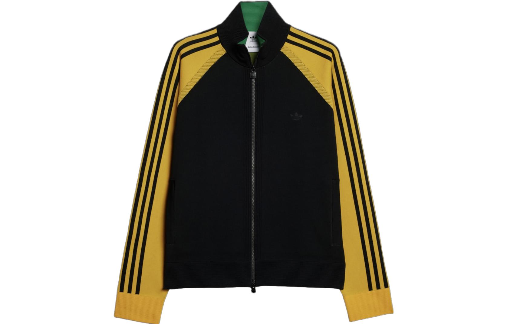

Adidas Вязаный спортивный жакет Wales Bonner, Black Yellow