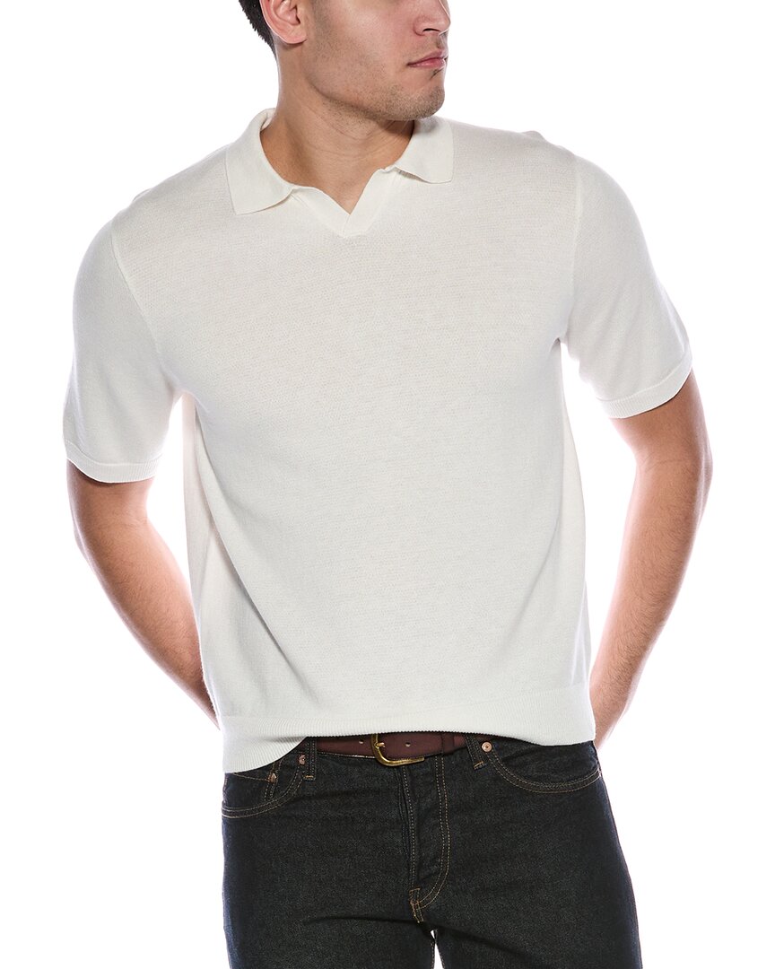 

Свитер Alashan Johnny Collar из смеси кашемира, белый
