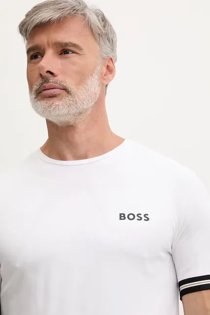 Футболка спортивная мужская BOSS Green, белый — фото 4