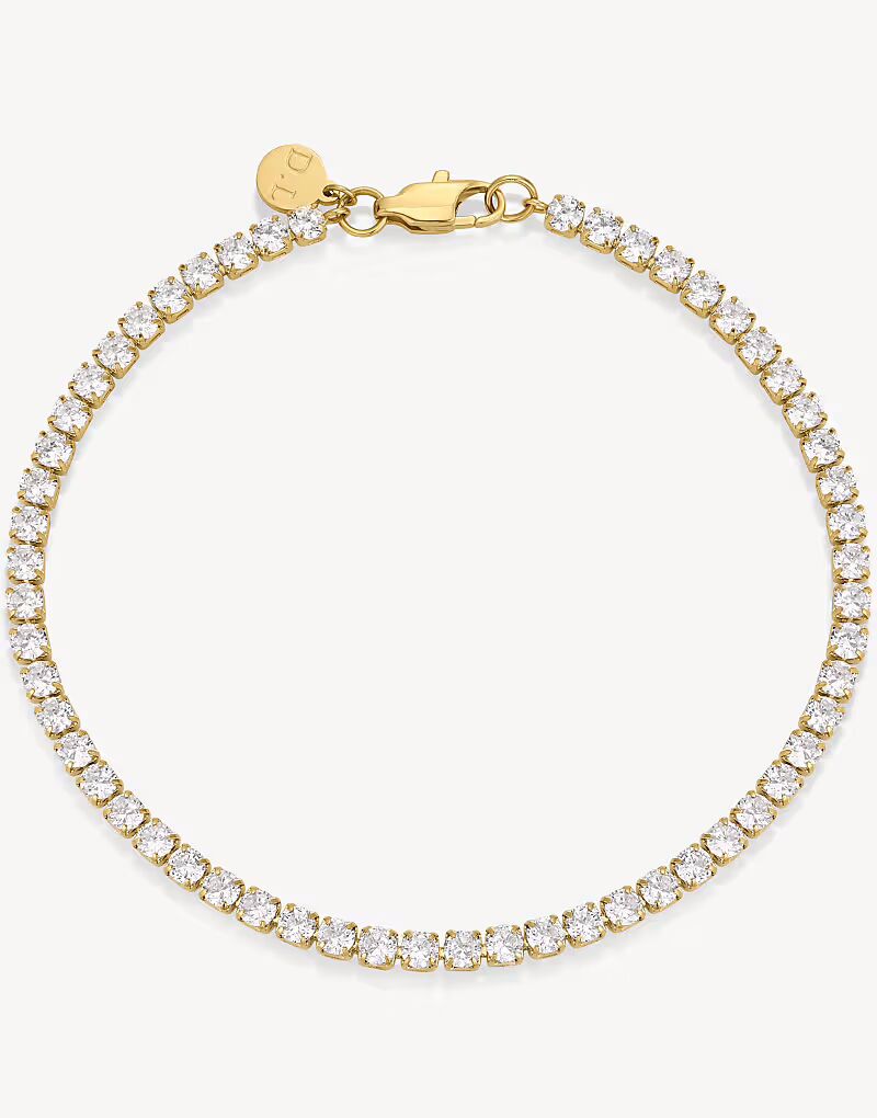 

Водонепроницаемый теннисный браслет D.LOUISE из золота D. Louise