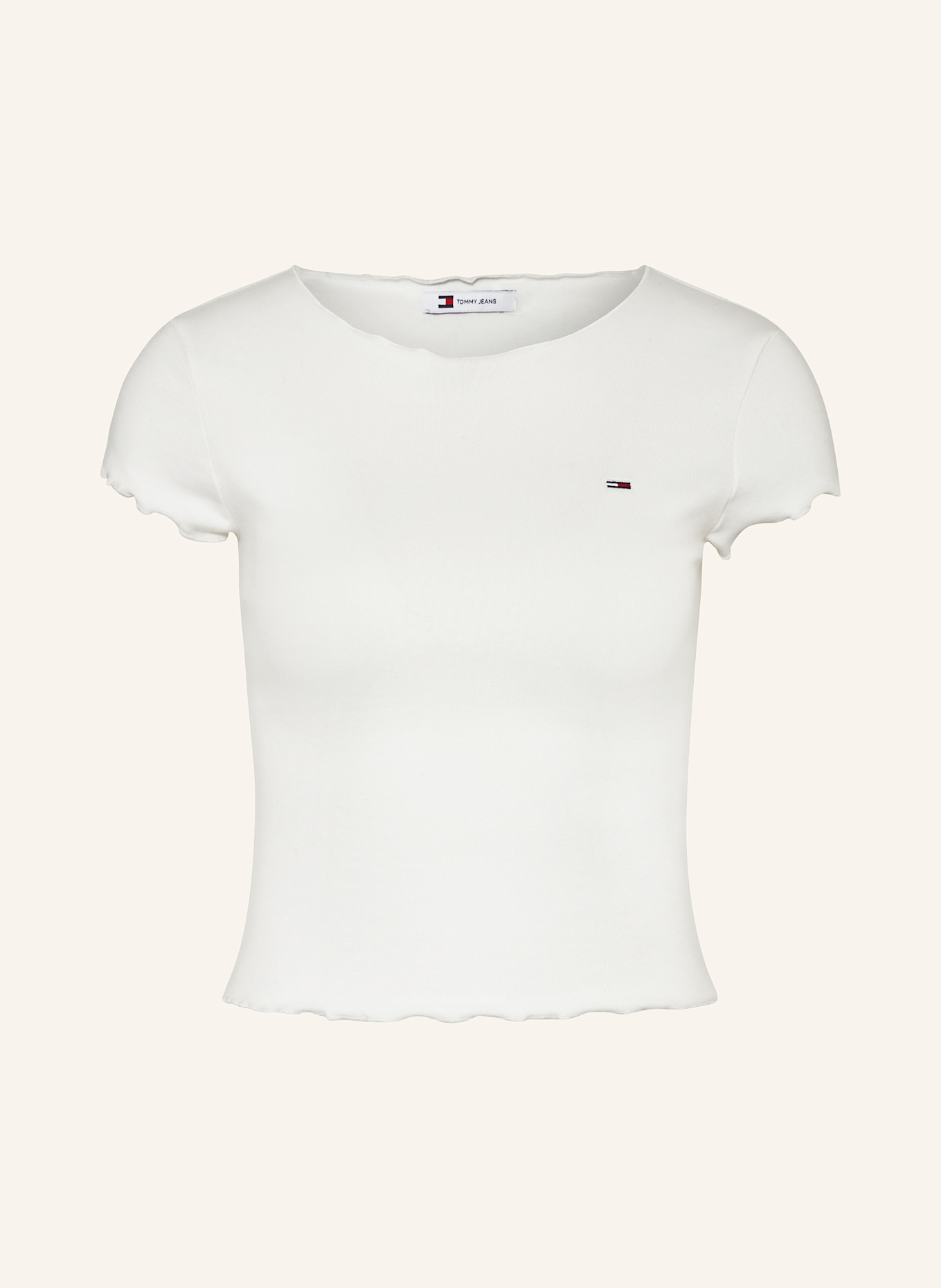 

Укороченная рубашка Tommy Jeans, белый