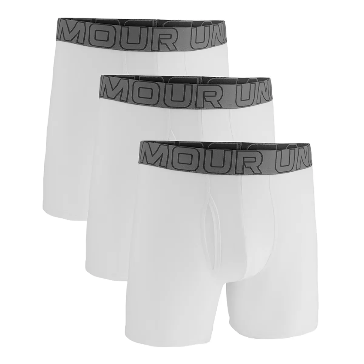 

Мужские Perf Cotton 6 дюймов Under Armour Спортивные трусы, белый