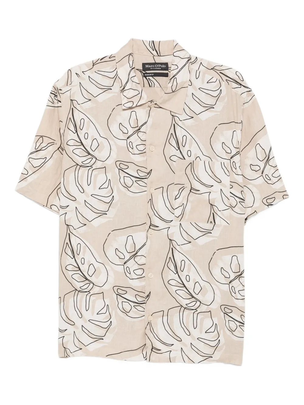 

Рубашка с принтом Marc O'Polo, нейтральный