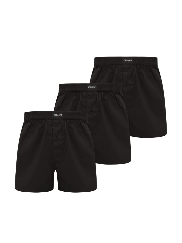 

Трусы боксеры Lyle & Scott Boxer 3-Er Set, цвет Pur Schwarz