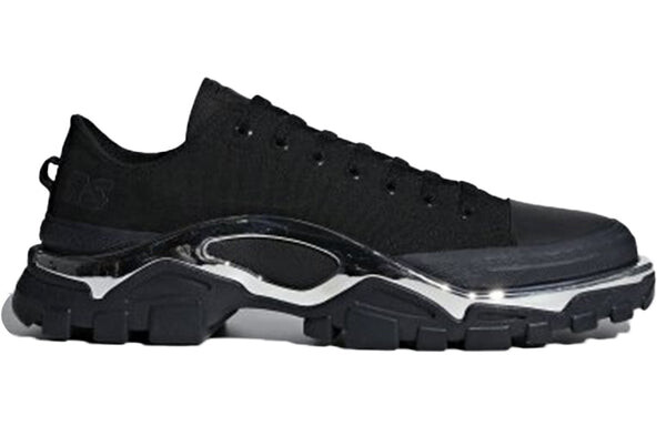 Кроссовки raf simons x detroit runner Adidas, черный — фото 2