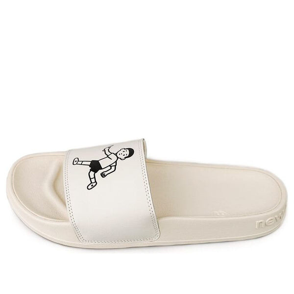 Тапочки x noritake beige slippers New Balance, белый