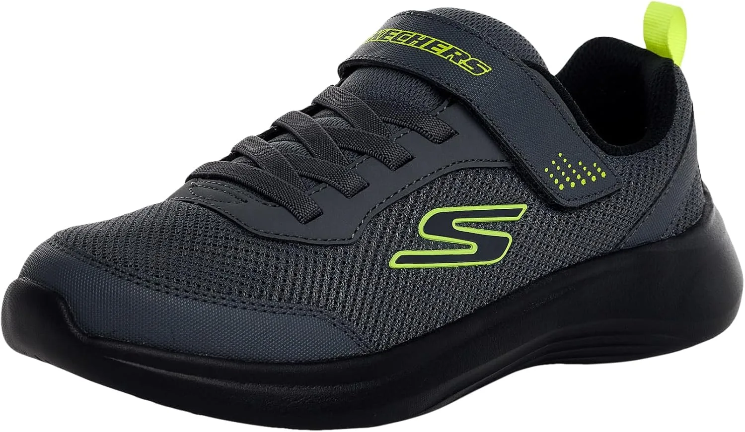 Кроссовки Skechers Gowalk Arch Fit, спортивные слипоны, повседневные лоферы для походов, беговые кроссовки, черный/салатовый