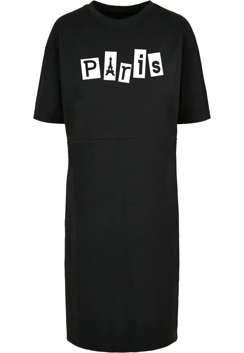 

Платье-рубашка Merchcode " Merchcode Damen Ladies Paris X Organic Oversized Slit Tee Dress" (1 шт.), черный