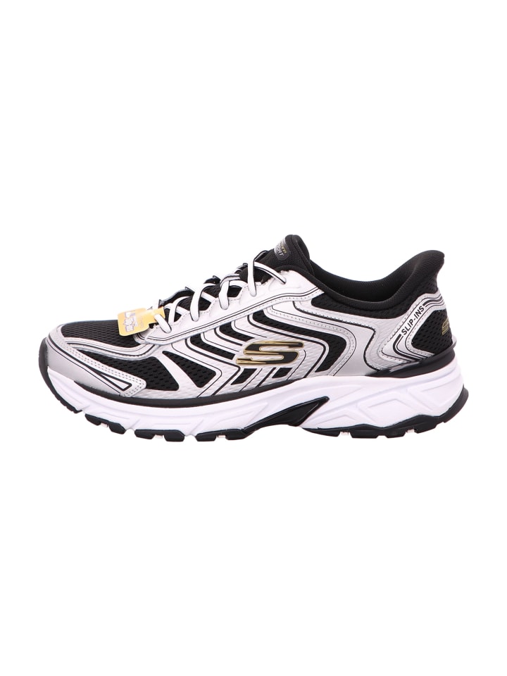 

Skechers Серебристые низкие кроссовки