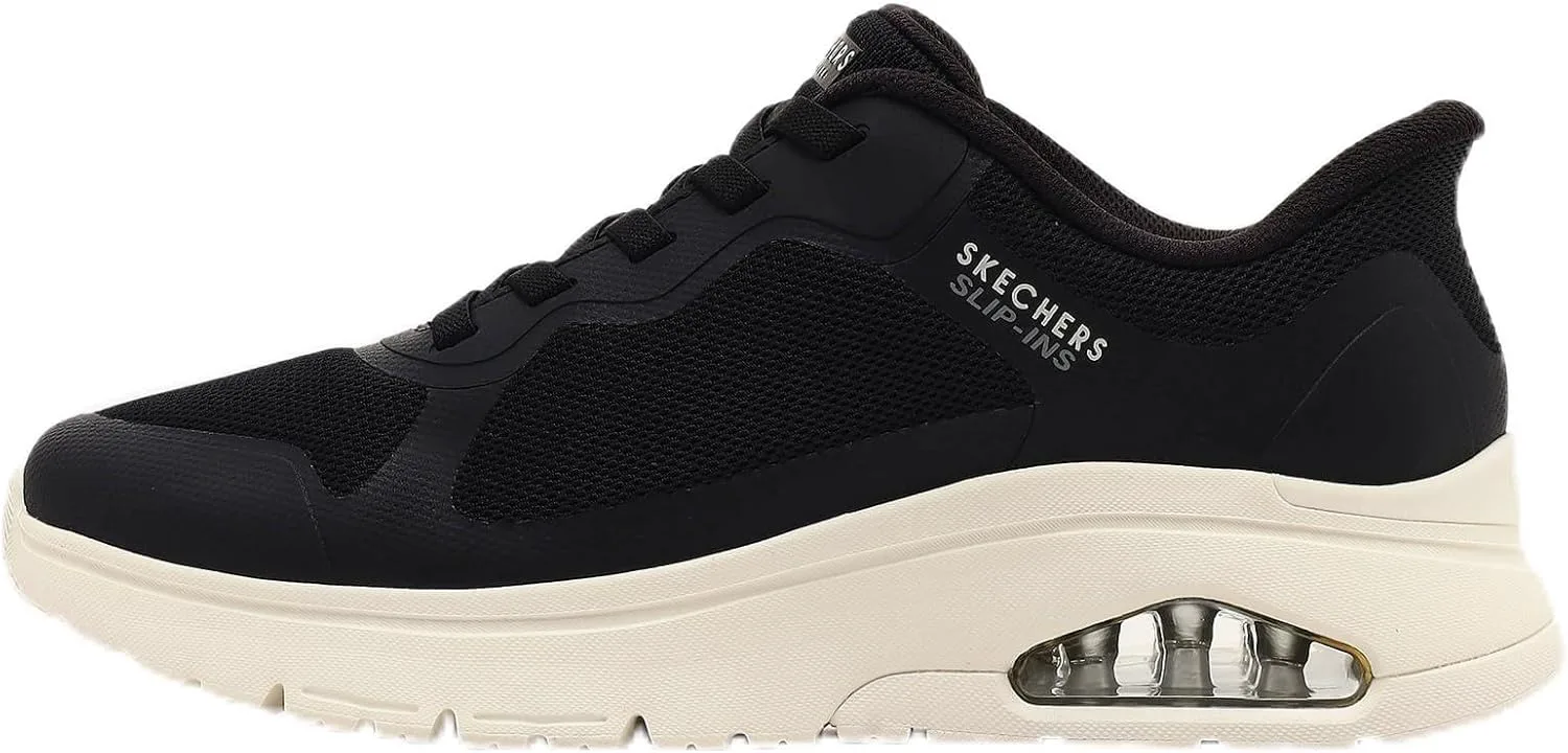 Мужские слипоны Skechers Uno Flex - Ez Air Hands Free, черный
