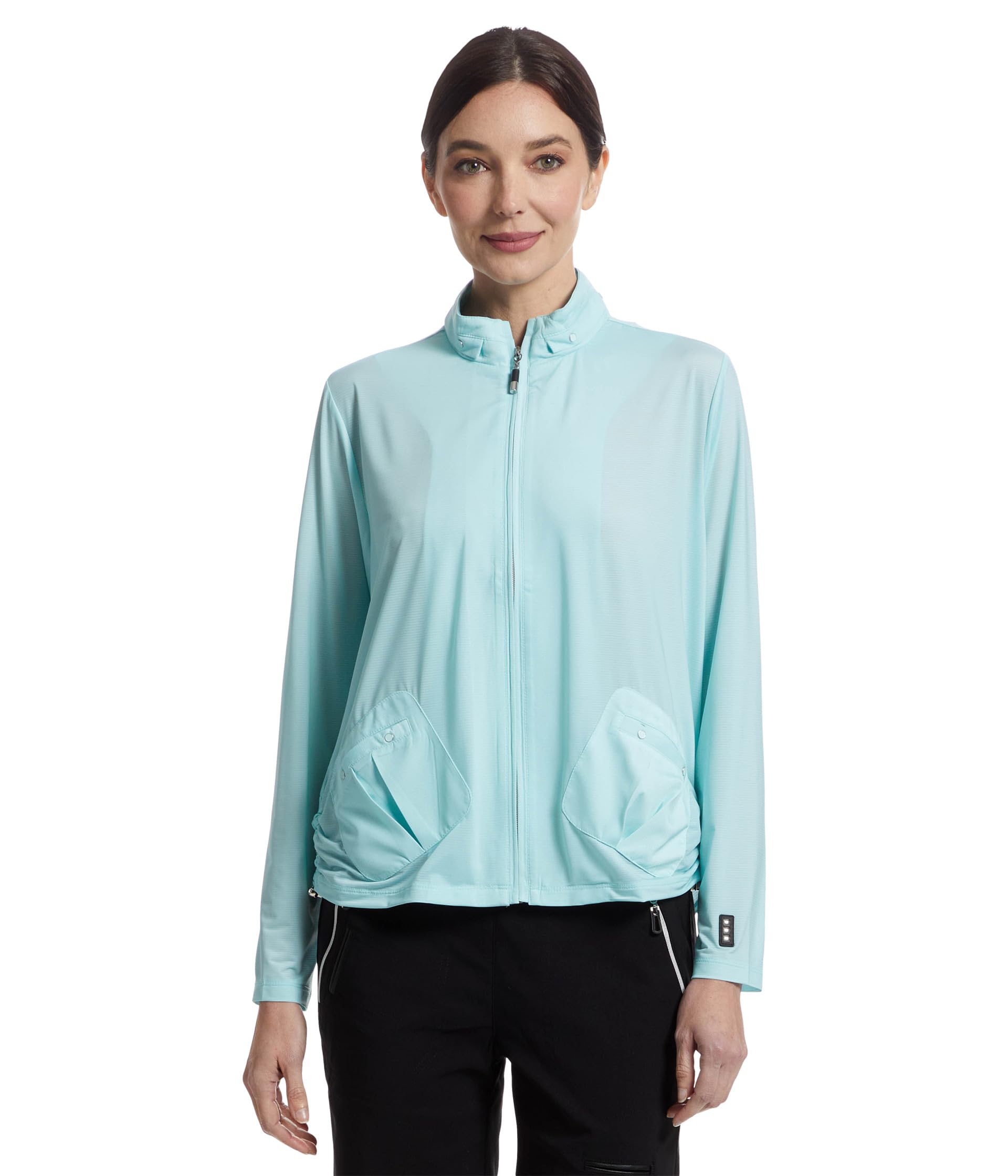 

Куртка Jamie Sadock Sunsense 35 SPF Lightweight Full Zip Jacket, цвет Baby