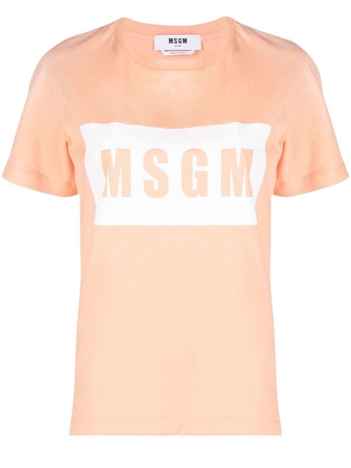 

MSGM футболка с логотипом, оранжевый