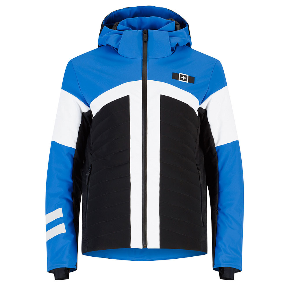 

Утепленная горнолыжная куртка One More (мужская) - зима 2024 года, Black/Parrot